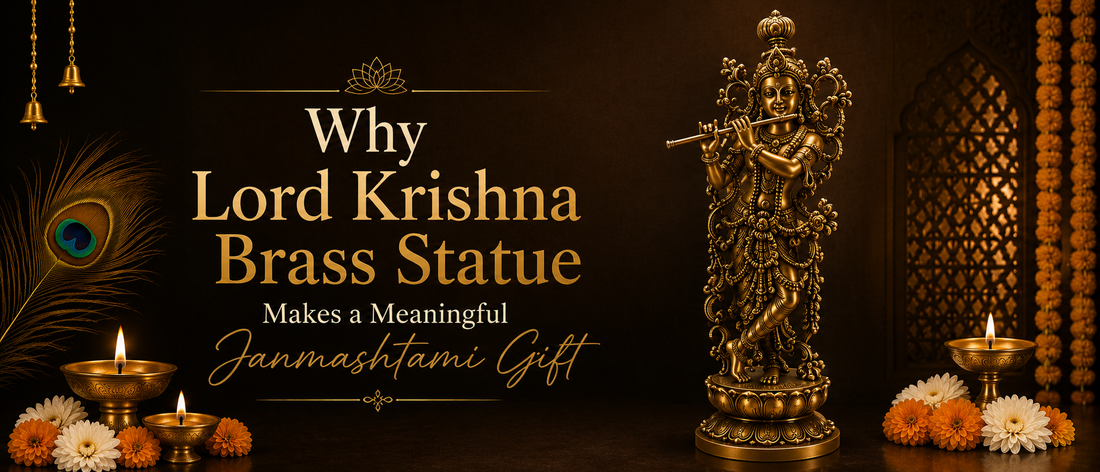 Why a Lord Krishna Brass Statue Makes a Meaningful Janmashtami Gift