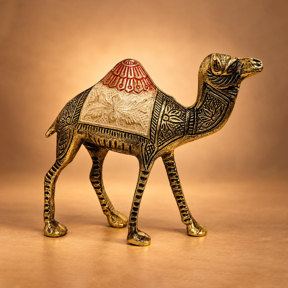 Superfine Brass Camel Statue for Vastu 5.3 inch