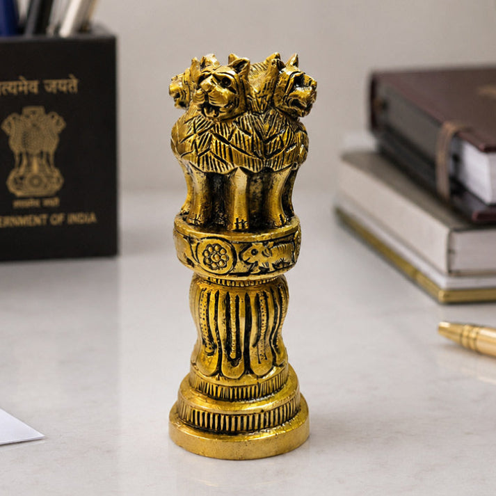 Ashok Pillar dimensions – 15cm height, 5.5cm width and depth, 994g weight