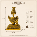Ganesha Idol Size Reference - Hand Scale