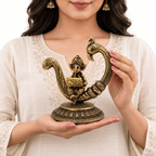 Metal Lord Ganesha figurine in premium gift box