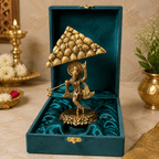 Krishna Goverdhan Idol Dimensions - 22cm Height, 280g Weight