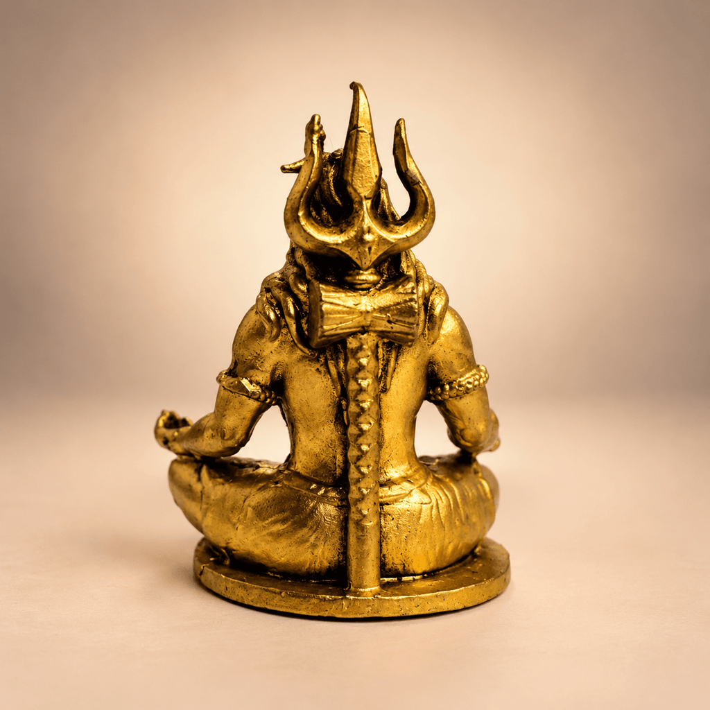 Adiyogi Shiva idol displayed for decor