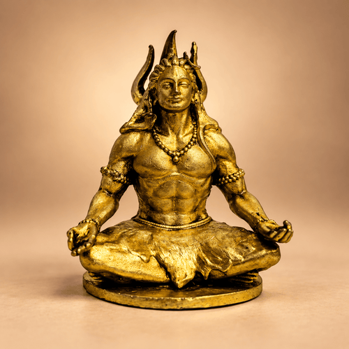Adiyogi Shiva idol back view