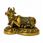 Nandi Ji Brass Idol – product shot on white background